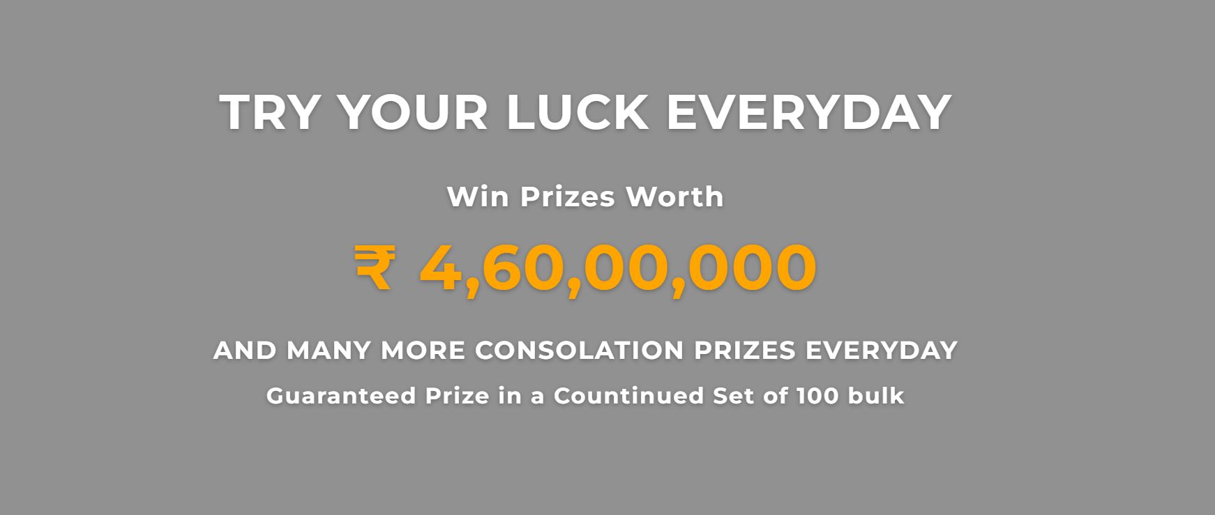 Join Bhagyalakshmi Lottery to get welcome bonus